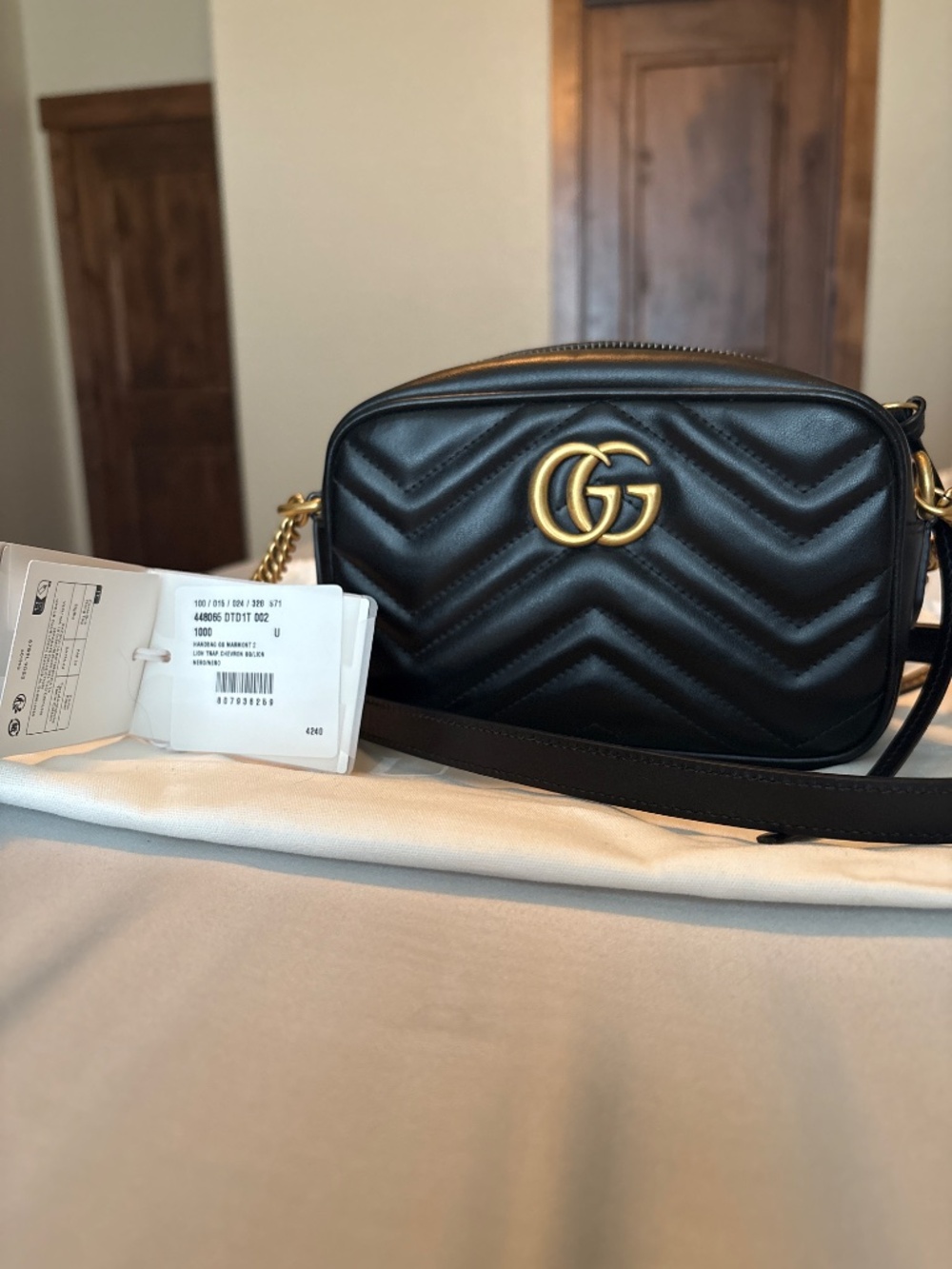 Gucci Marmont 2 Chevron - Picture 2 of 4